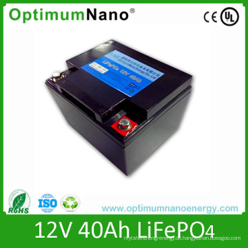 Lithium-Ionen-Batterie 12V 40ah für Sonnensystem